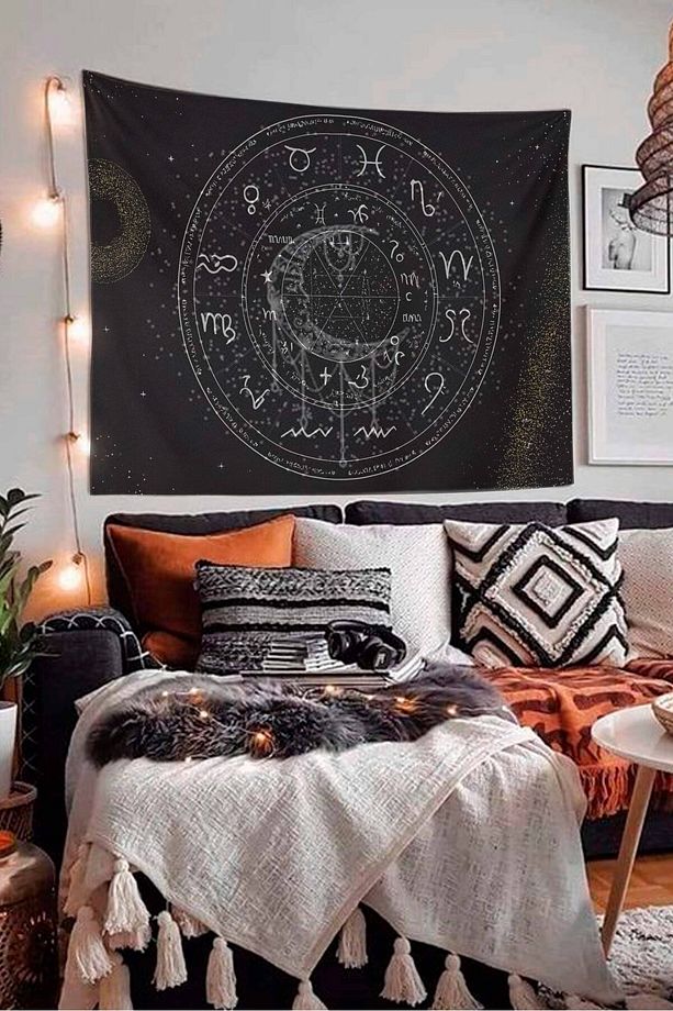 Astroloji ve Burçlar Duvar Örtüsü Halısı - 1