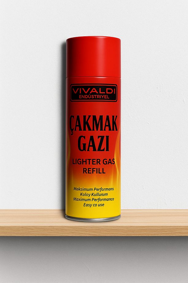 Vivaldi Endüstriyel Yüksek Dolum 270ML 12'li Set Çakmak Gazı 12x270ml - 3