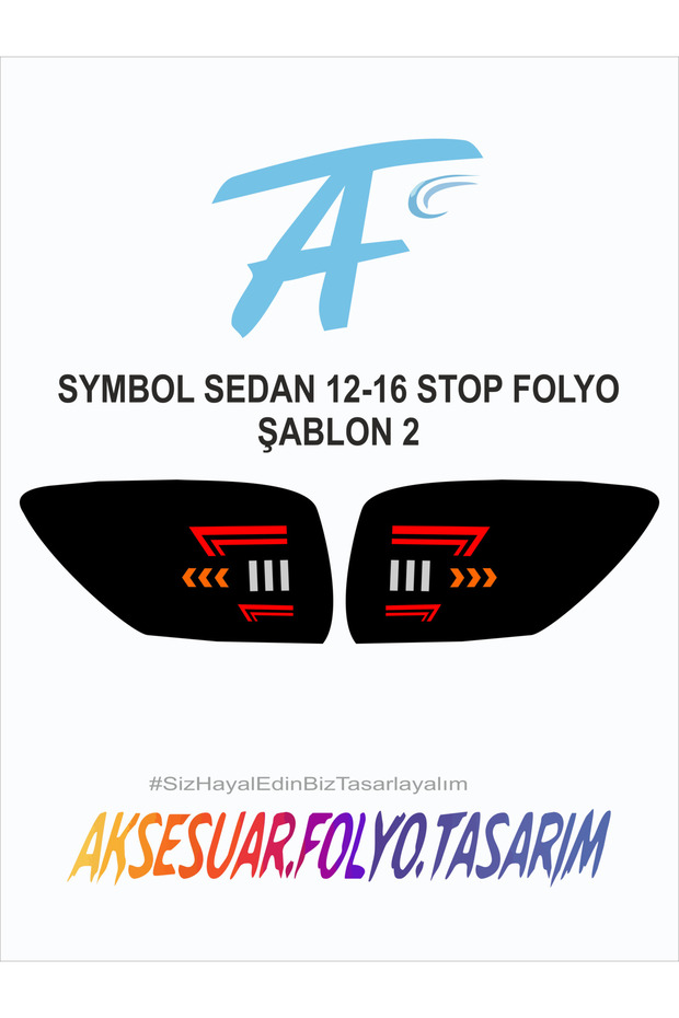 Renault Symbol Saloon 2012-2016 Stop Foil