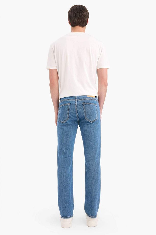 Sergio Regular Fit Normal Kalıp Normal Bel Boru Paça Jean Pantolon E7277AX25SM - 6