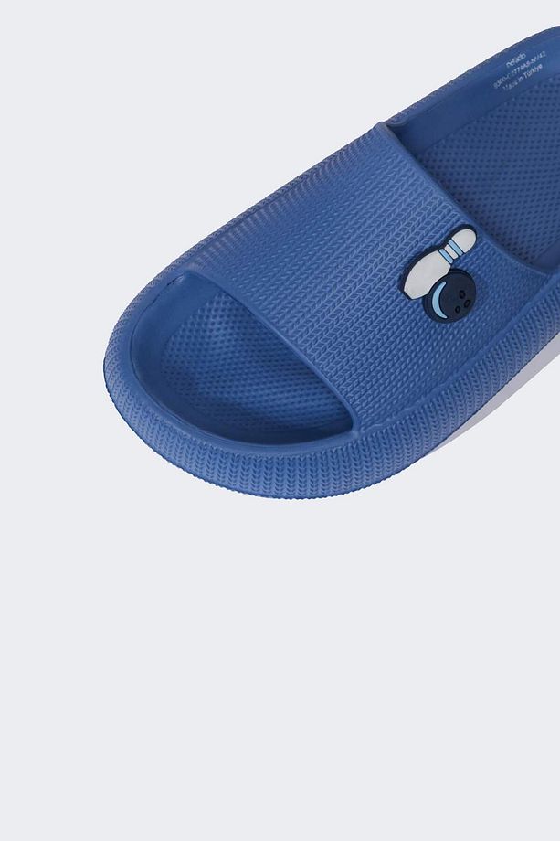 Erkek Çocuk Aplike Tırtıklı Taban Cırt Cırtlı Eva Sandalet C2774A825SP - 5
