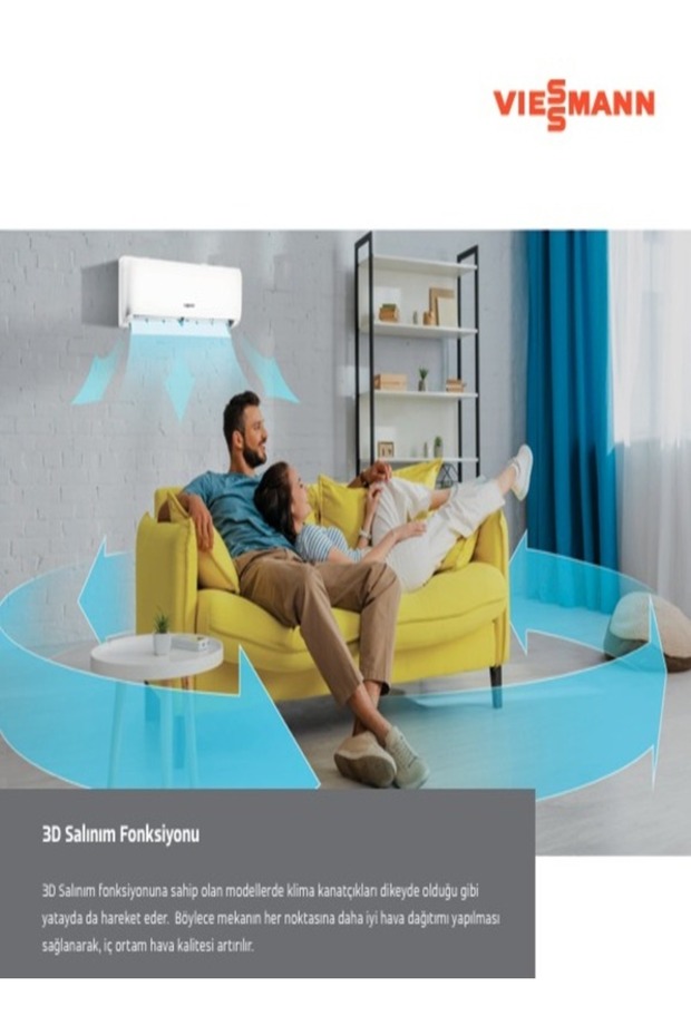 Vitoclima 050 Pro 12.000 Btu Inverter Split Klima R32 A Beyaz 2025(MONTAJ DAHİL) - 4