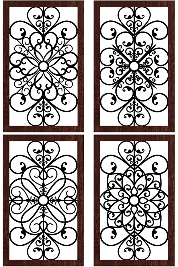 ديكور حائط ريفي سميك من - 1