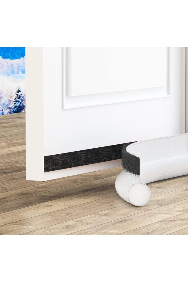Door Draft Stopper - 36in Adjustable Soundproof Door Sweep