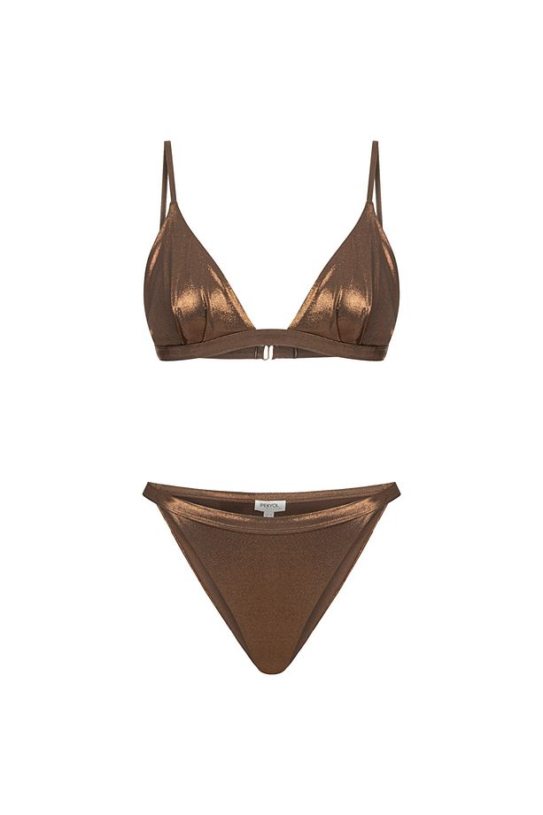 Parlak dokulu bikini seti - 3