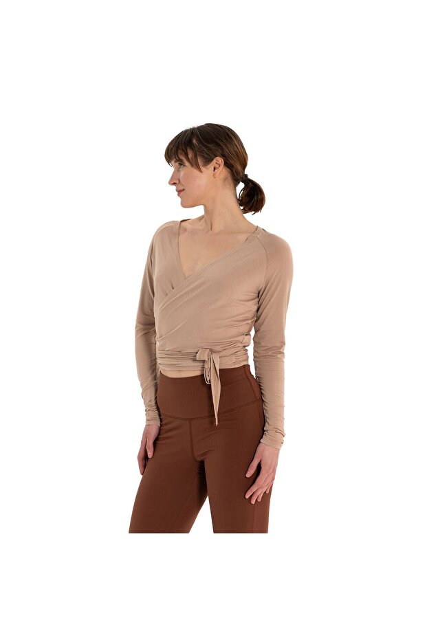 Anvelop Bağlamalı Modal Bluz - 3