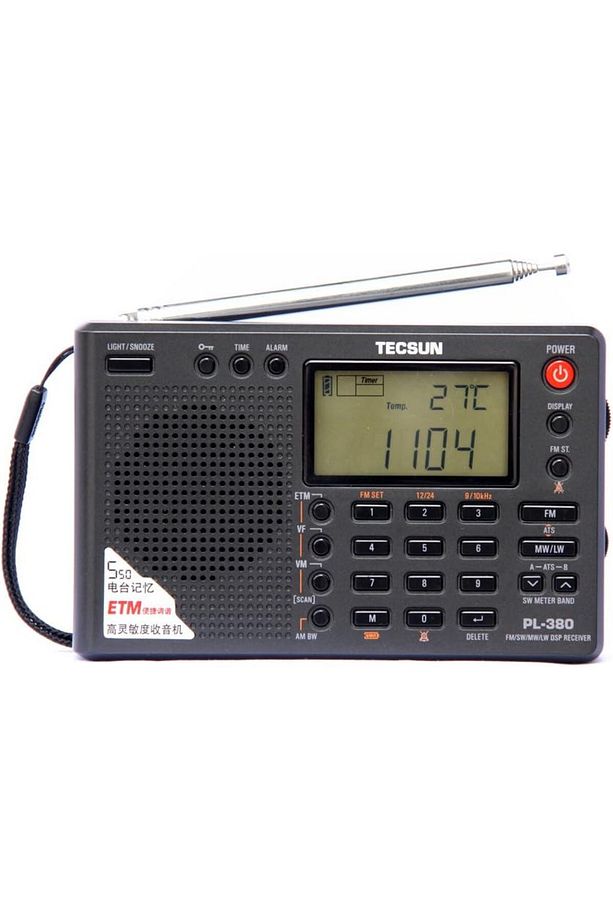 Radio Pl-380 Dsp Fm Am Stereo World Band Receiver,small Size Radio - 1