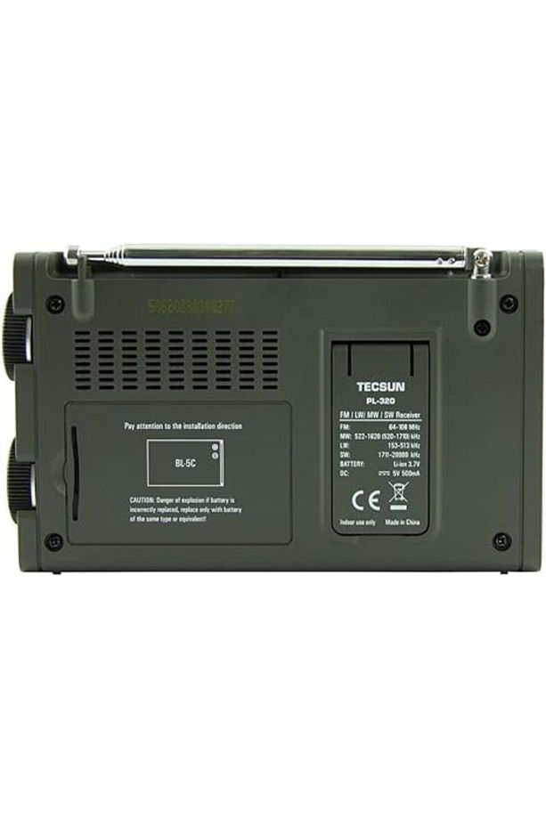 PL-320 FM/AM/SW/WM/Tam Bant Radyo DSP Alıcısı FM Stereo Taşınabilir Radyo TECSUN PL320 - 4