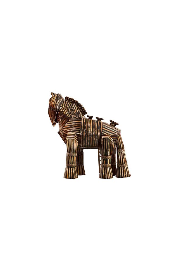 3D Yapboz Truva Atı Troy Gerçekçi Kartondan Model - 5