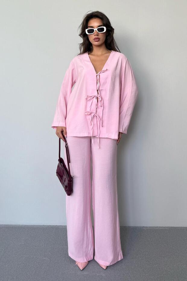 Pembe Önü Bağlamalı Alt Üst Takım Sh240 - 6