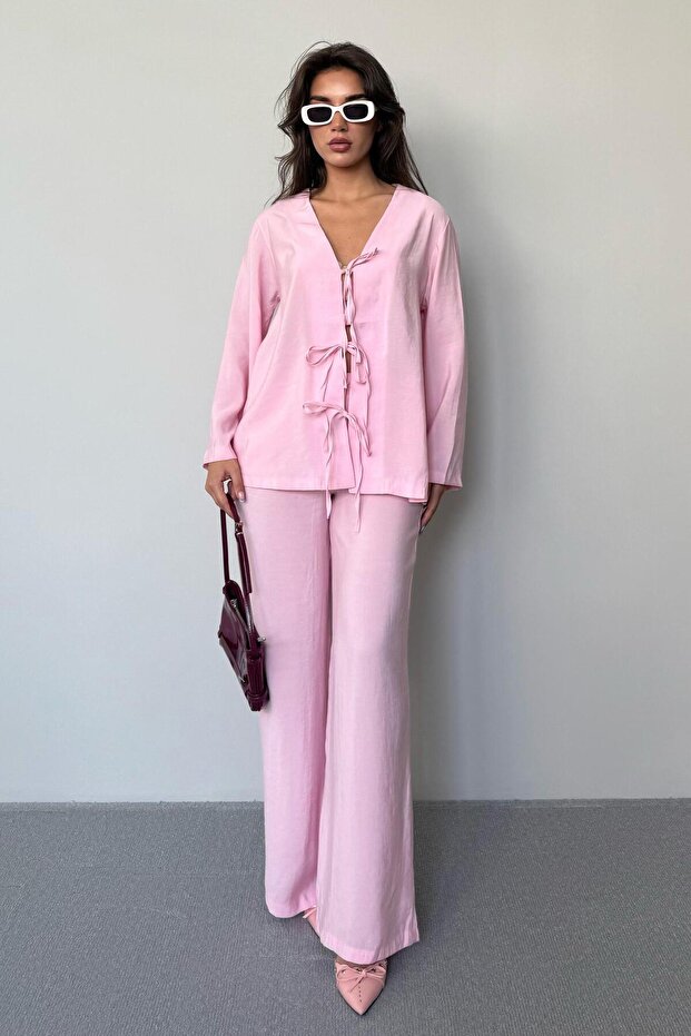 Pembe Önü Bağlamalı Alt Üst Takım Sh240 - 2