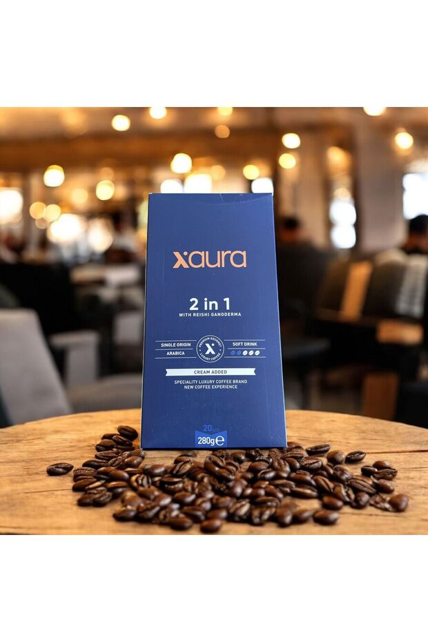 2 in 1 Coffee – Reishi Ganoderma Özlü | 20'li | 280g - 2