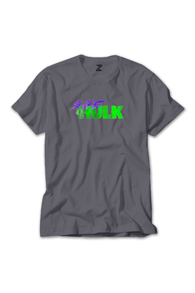 She Hulk Logo Gray T-Shirt