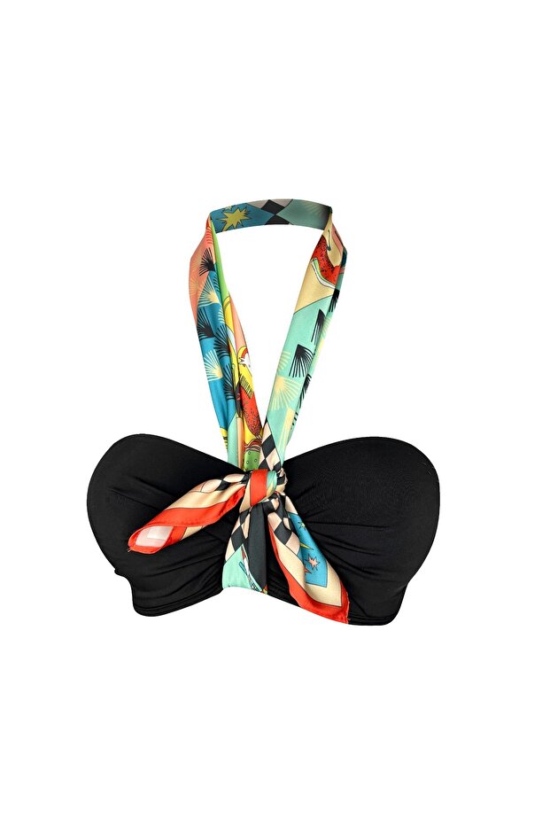 Nil Fular Turquaz&Black Fular Eşarp - 5