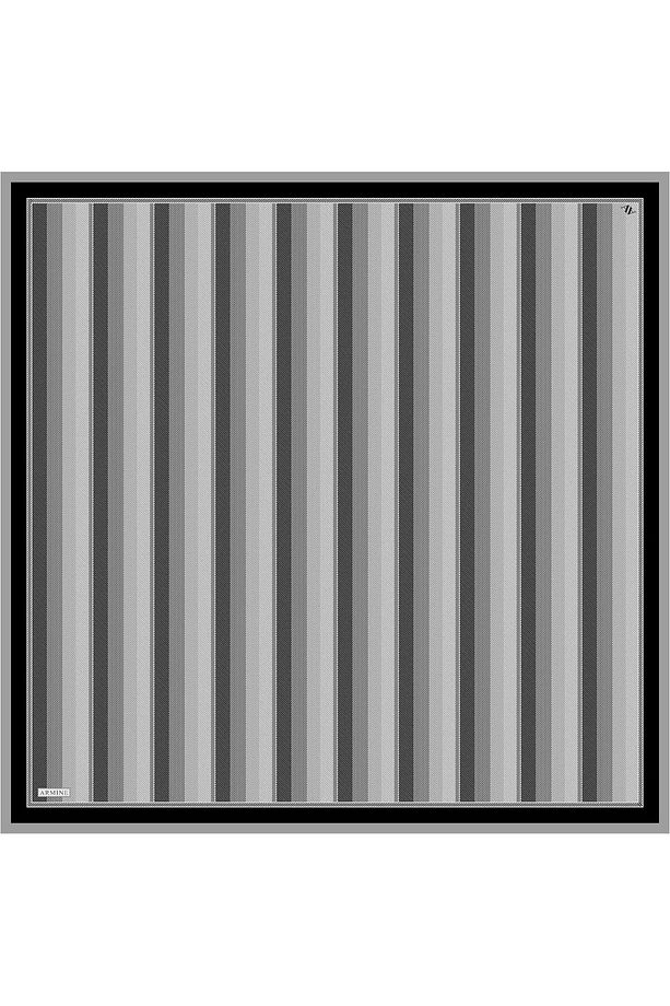 Desenli Saf Ipek Twill Eşarp 9327- 83 - 4