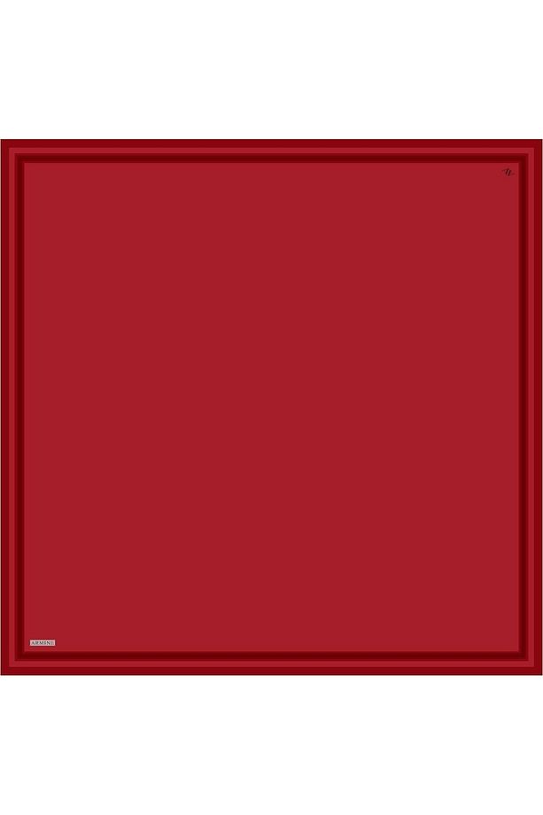 Desenli Saf Ipek Twill Eşarp 9356- 81 - 4
