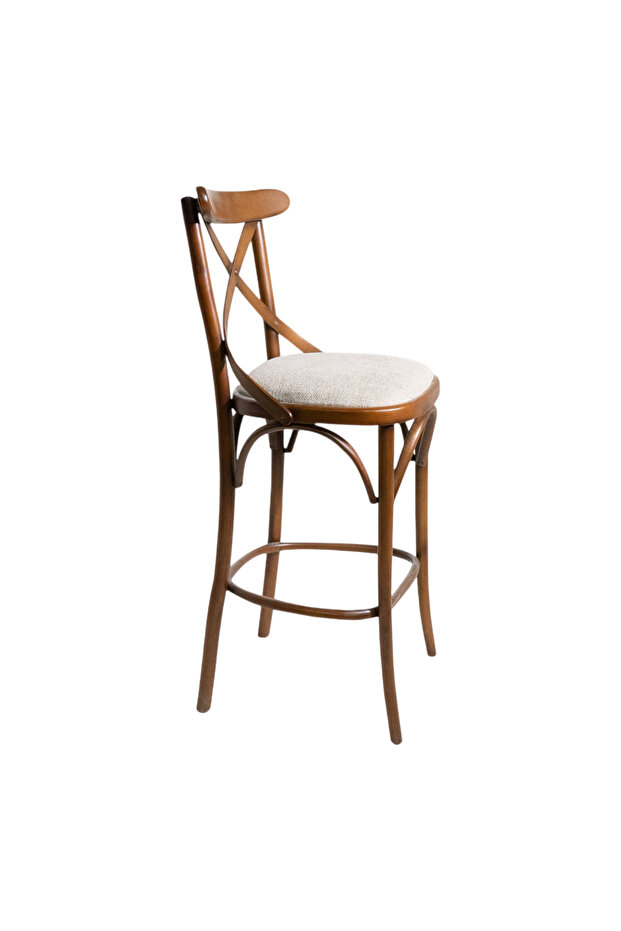 Hasağaç Sim Ahşap Bar Sandalyesi - 2