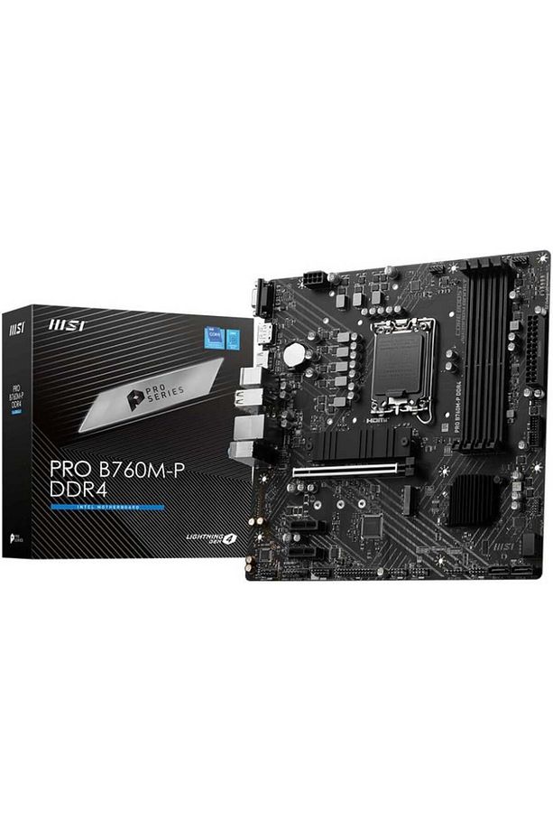 Pro B760m-b Ddr4 4800(OC) Pcı-e M.2 Usb3.2 Hdmı Matx - 1