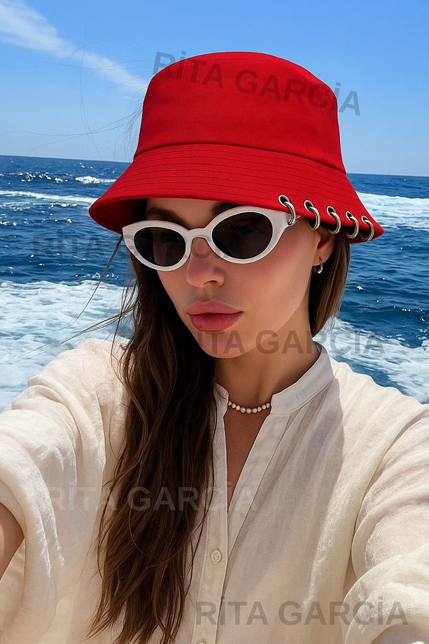 Piercingli Kova Bucket Şapka - 5