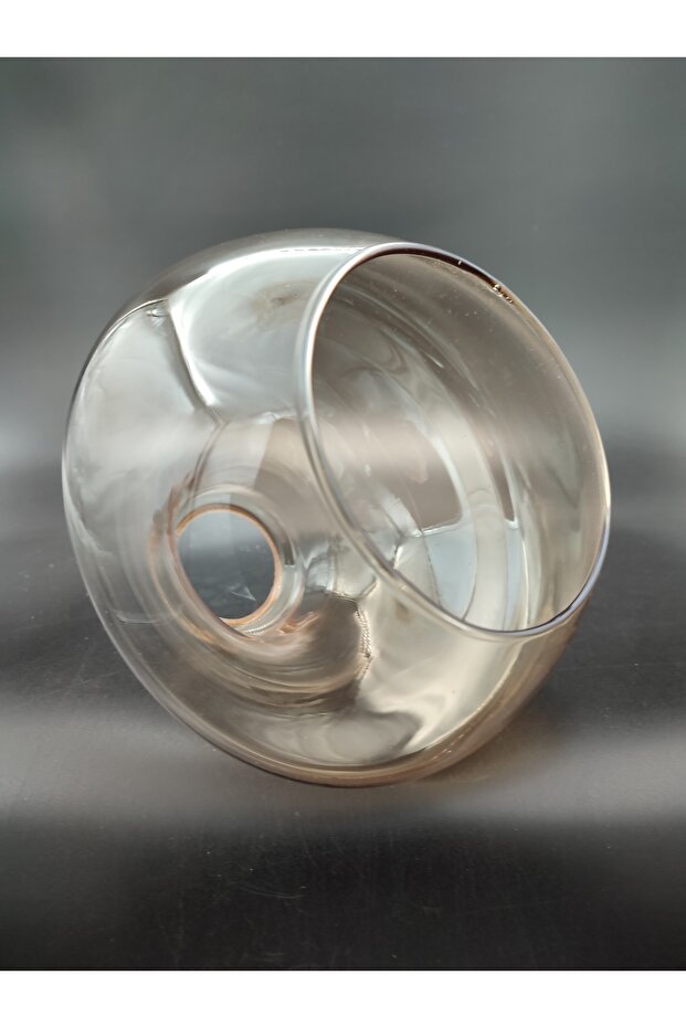 AVİZE CAMI.BAL RENKTE.(E.27)Normal ampule göre. - 5