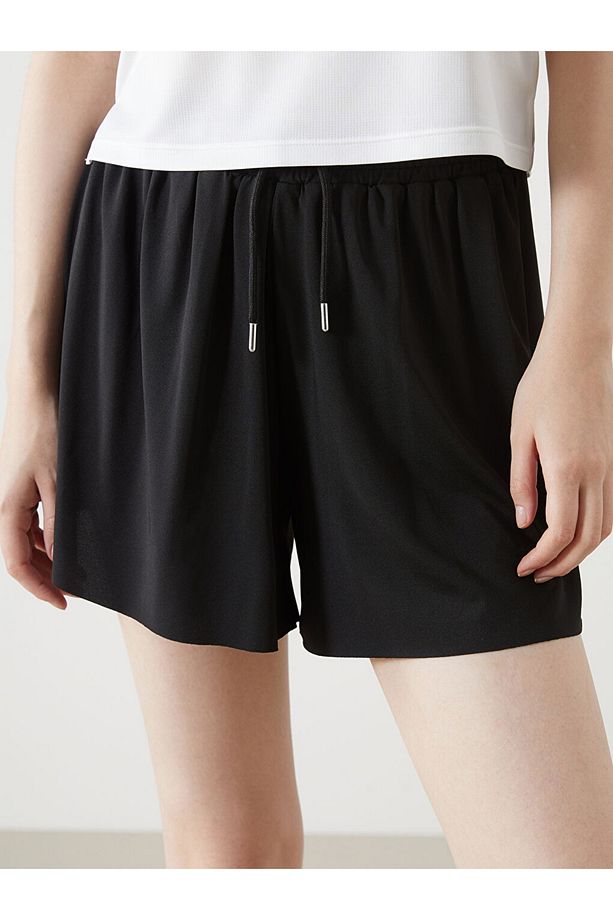XSIDE ACTIVE Beli Lastikli Kadın Spor Şort - 3