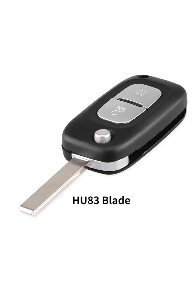 غلاف مفتاح تحكم عن بعد قابل للطي 2/3 أزرار طراز 2 BTN HU83 Blade KEYYOU لرينو كليو 3 وكانجو وماستر مودو