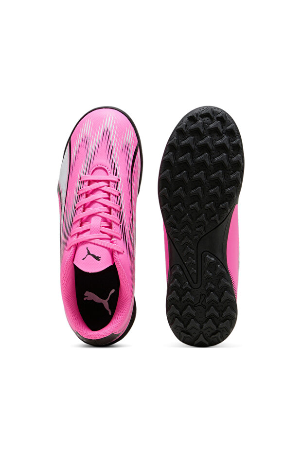 Youth Kids ULTRA PLAY TT Football Boots Astroturf Shoes - Pink - 4
