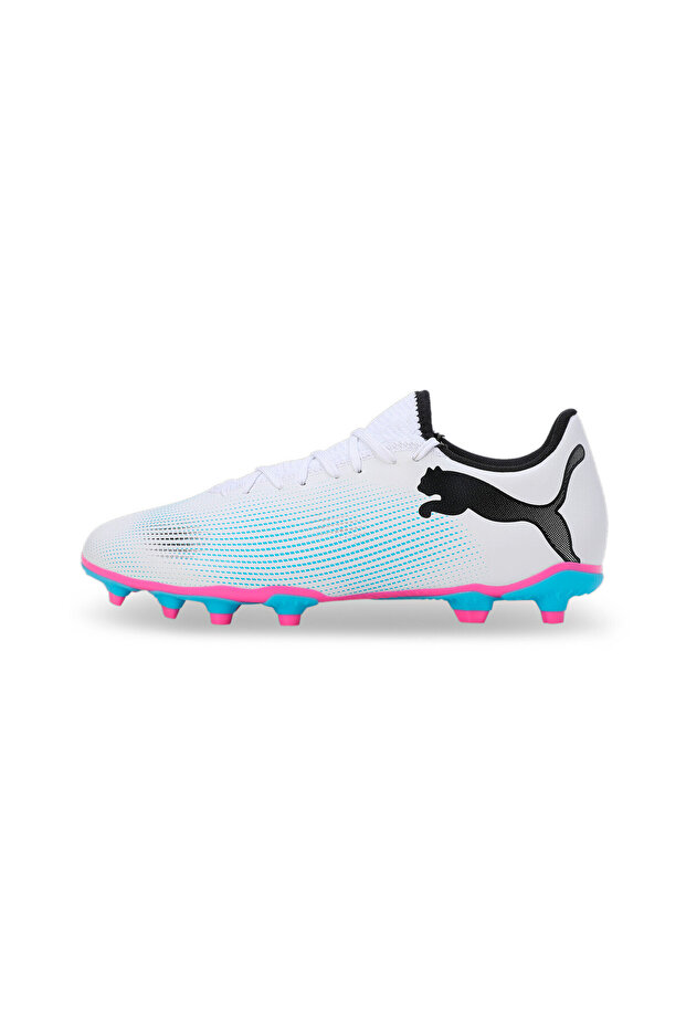 Mens FUTURE 7 PLAY FG/AG Football Boots Crampons - White