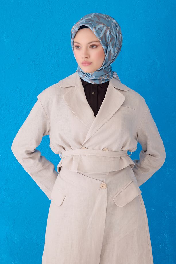 BELLİ SAF İPEK EŞARP 4125D (TWİLL)-31 - 2