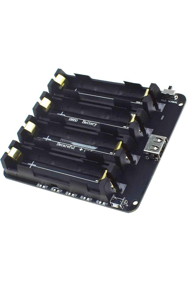 حامل Reland Sun 1/2/4 18650 Shield V9 وحدة 18650 لوحة توسيع Micro USB Type-C مع C