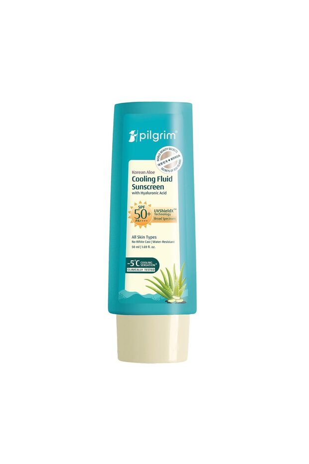 Pilgrim Korean Aloe COOLING FLUID SUNSCREEN SPF 50 ml