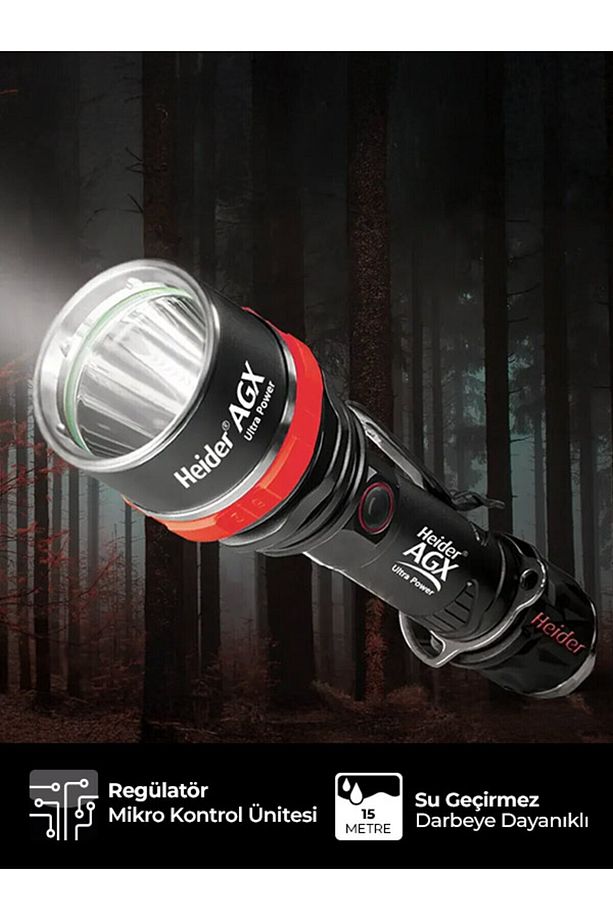 (YENİ) Heider AGX Ultra Power V4 - 2025 Yeni Versiyon - Dual Charge Type (USB Type-C +Adaptör) - 3