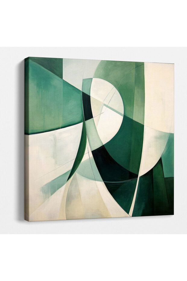 Yeşilin Sesi Soyut Tablo - 1
