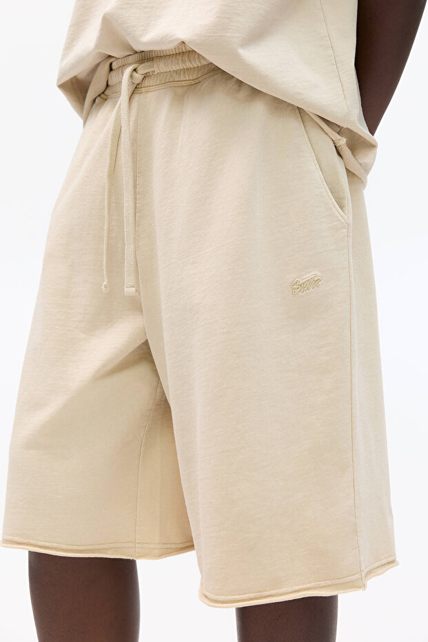 Bol kesim jogger bermuda - 5