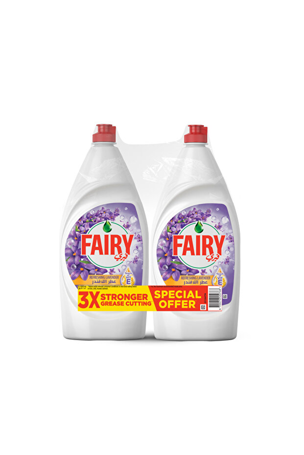 Dishwashing Liquid | Refreshing Lavender | 800 ml x 2 | Powerful Grease Removal