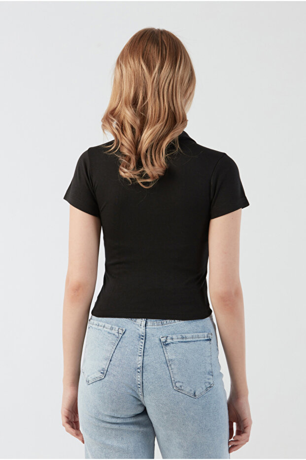Basic Polo Yaka Tişört - 3
