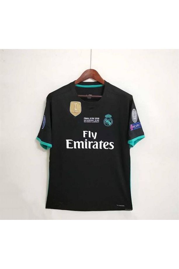 R.e.a.l M.a.d.r.i.d 2018 Kiev Şampiyonlar Ligi Finali Ronaldo Deplasman Forması (BLACK KİT) - 1