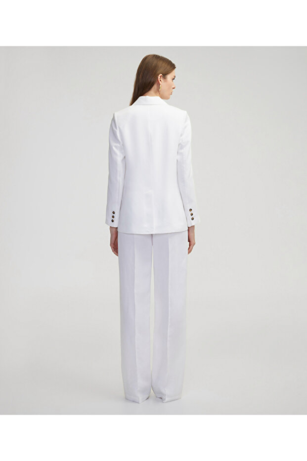 Vatkalı kruvaze ceket - 7