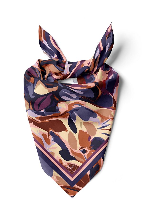 RENKLERİN RİTMİ Desen Bandana/Fular - 1