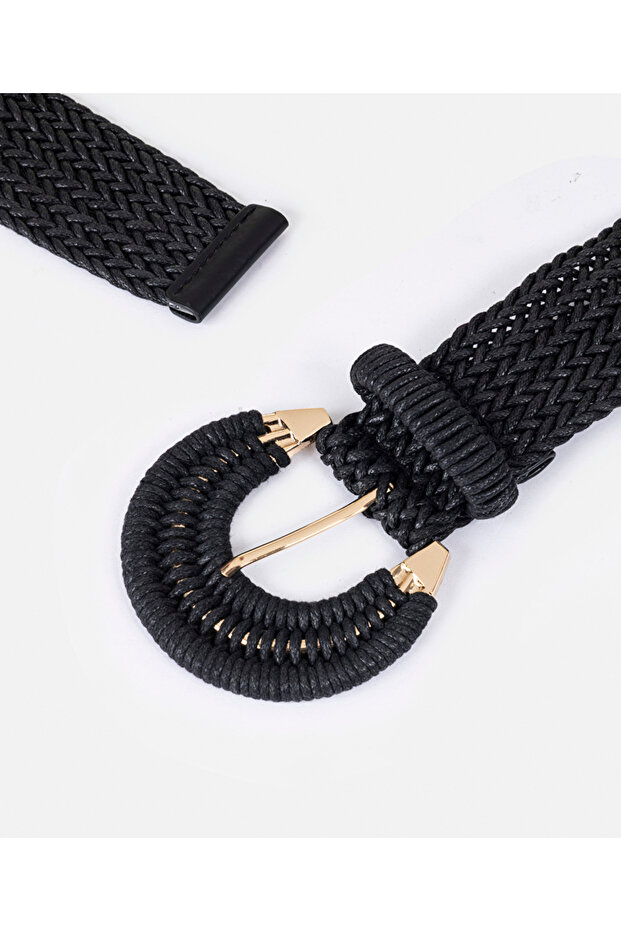 Tokalı örgü kemer - 3