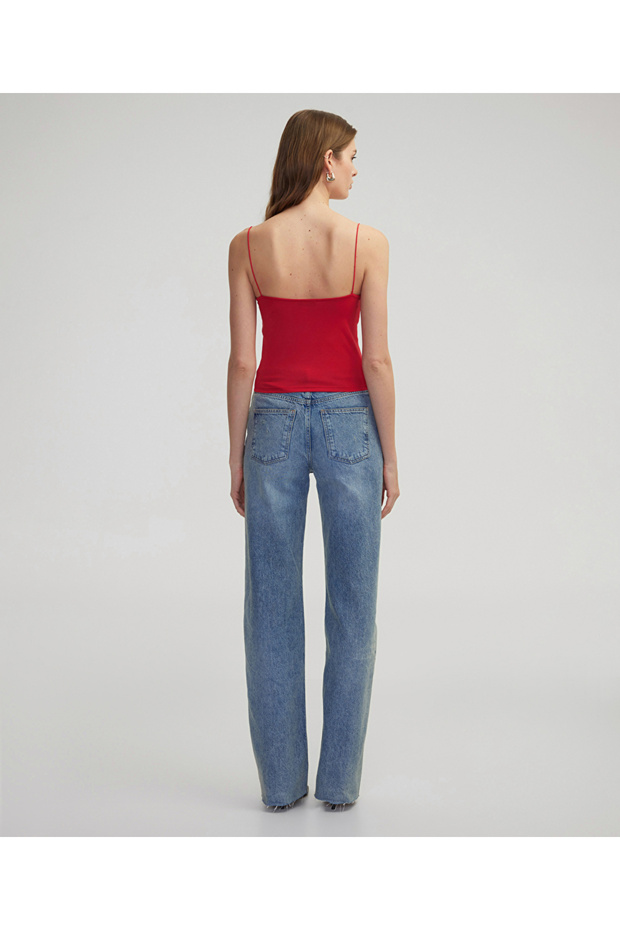 Askılı crop tişört - 7