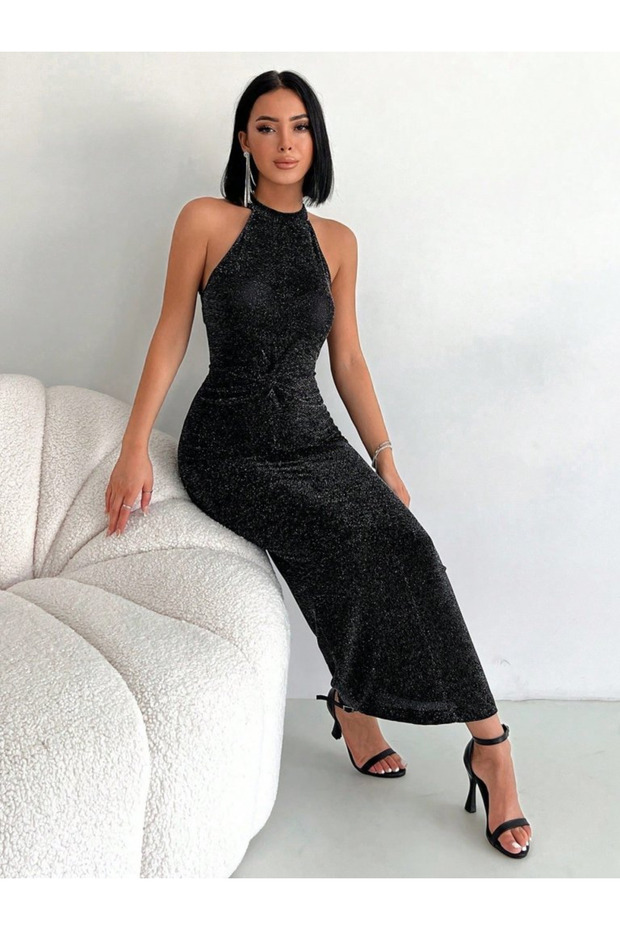 Simli Buzi Elbise - 2