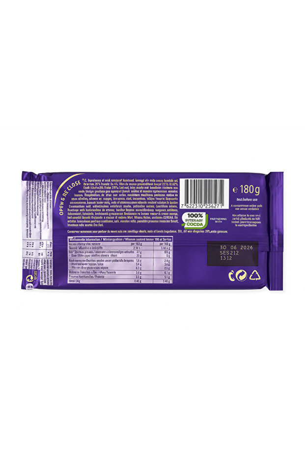 Dairy Milk Fruit & Nut 180g - 2