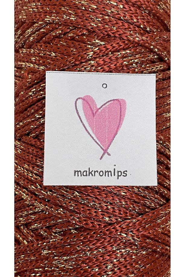 POLYESTER SİMLİ MAKROME İP 100 gr PARLAK PREMIUM 1. KALİTE SUPLA ÇANTA HOBİ EL ÖRGÜ İPİ İP - 4