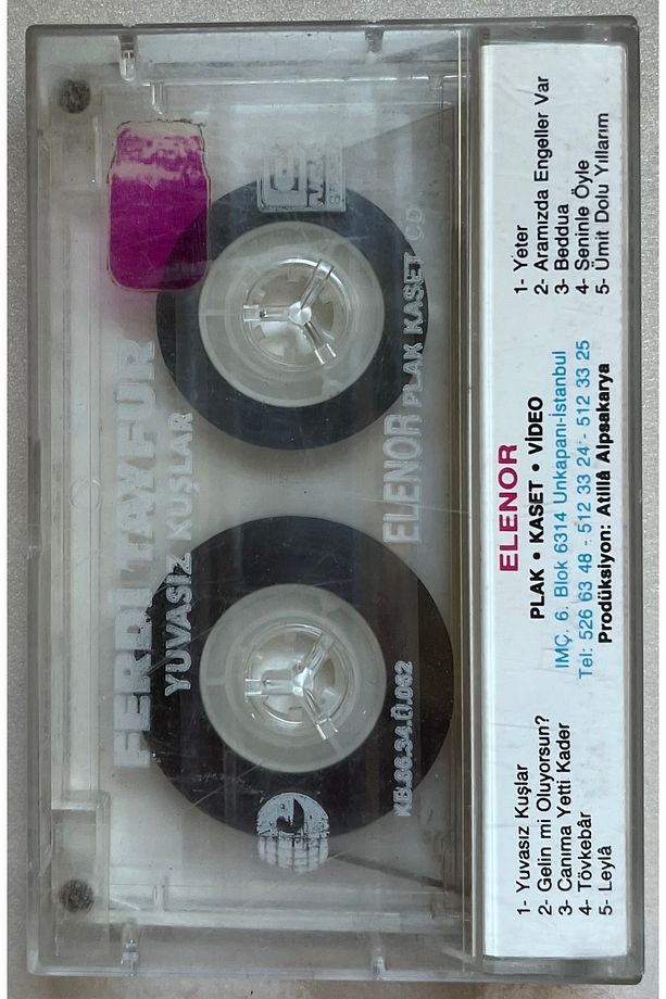 Ferdi Tayfur Yuvasız Kuşlar Kaset (Orjnal Dönem Baskı Kaset) - 2