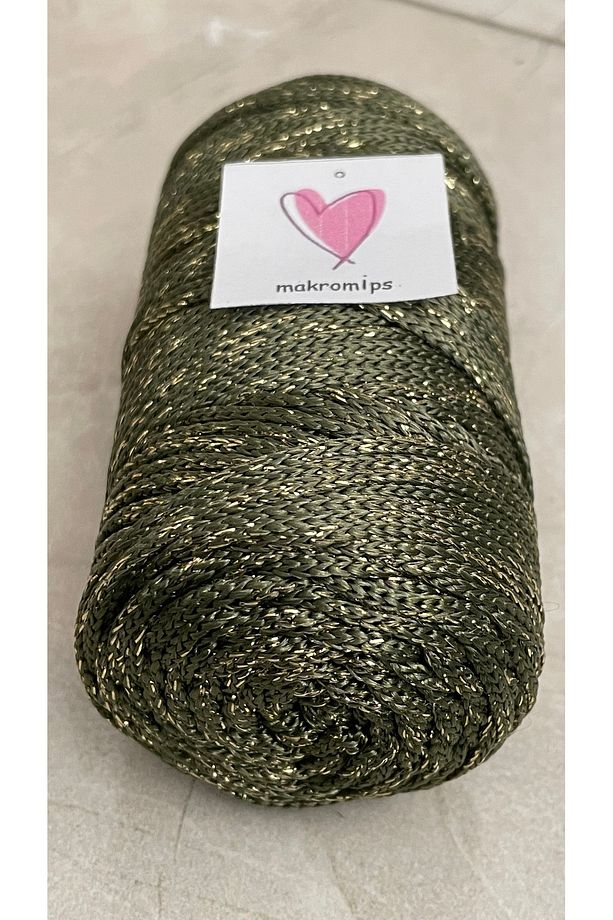 POLYESTER SİMLİ MAKROME İP 100 gr PARLAK PREMIUM 1. KALİTE SUPLA ÇANTA HOBİ EL ÖRGÜ İPİ İP - 1