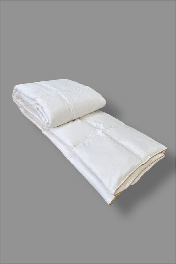 %100 KAZ TÜYÜ YORGAN SETİ TEK %20 GIDIK ÇİFT KİŞİLİK YORGAN 155X215 VE 1 ADET 50*70 KAZ TÜYÜ YASTIK - 8