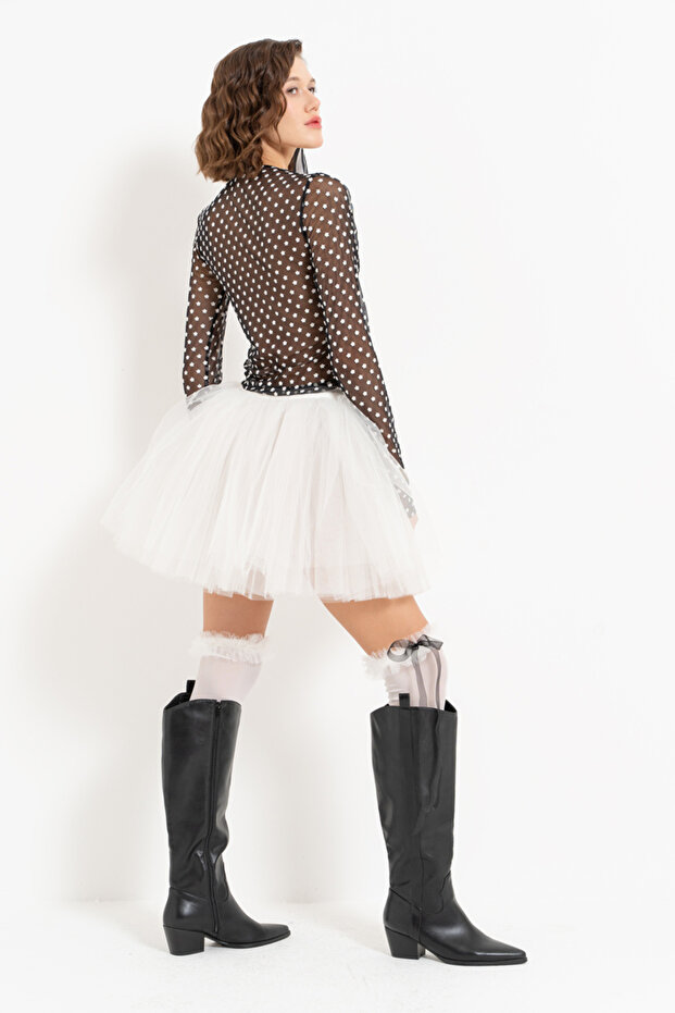 Off white Tütü Etek - 5