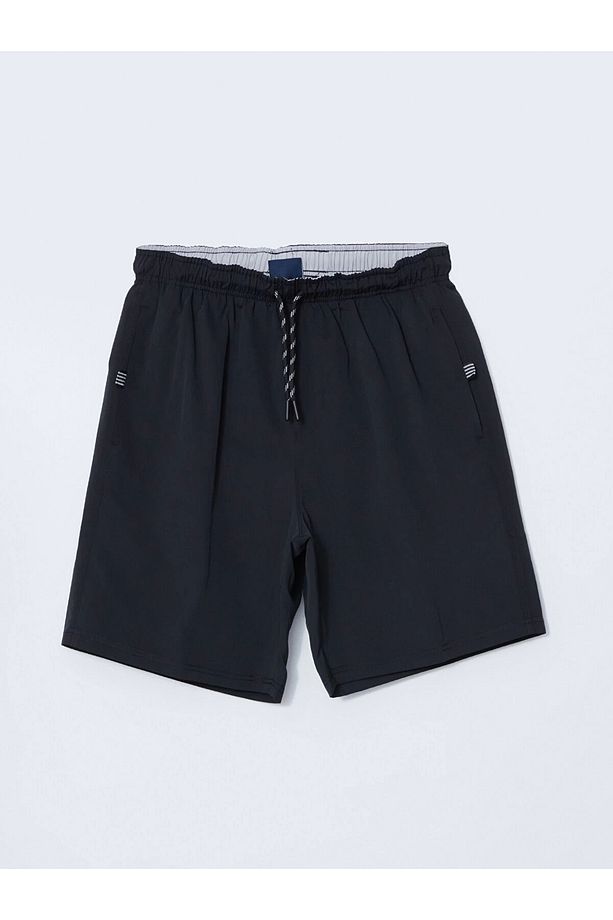 LCW SWIMWEAR Siyah Kısa Boy Basic Erkek Deniz Şortu - 1
