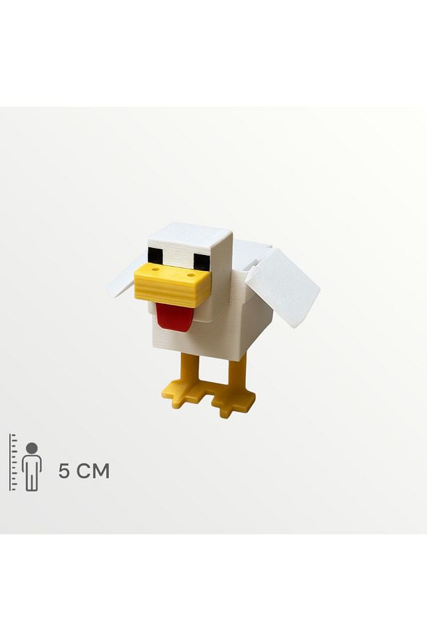 Minecraft Çiftlik Set Steve Alex Köylü Arı Tavuk Koyun İnek Keçi At - 5